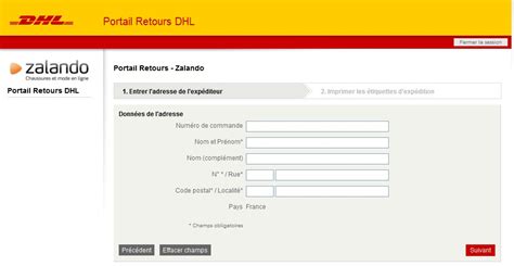 zalando retour retourzenden.